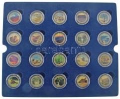 Amerikai Egyesült Államok 2010-2021. 1/4$ Cu-Ni "Amerika Gyönyörű Nemzeti Parkjai Negyed Dollár...