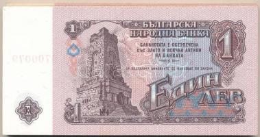 Bulgária 1974. 1L (50x) sorszámkövető sorozatokkal T:UNC-AU, pár sarokhajlás Bulgaria 1974. 1 Lev (50x) with consecutive serials C:UNC-AU, a few folded corner Krause P#93