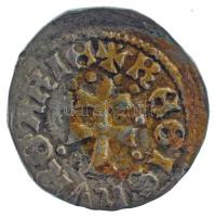 1373-1382. "szerecsenfejes" Denár Ag "I. Nagy Lajos" (0,59g) T:AU patina
Hungar...