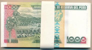 Peru 1988. 1000I (65x) sorszámkövető sorozatokkal T:AU sarokhajlás
Peru 1988. 1000 Intis (65x) with...