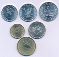 1992. 10f-5Ft (6xklf) T:UNC patina