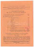 1942. "Sokgyermekes Szegény Magyar Anyák Országos "Szent István" Fiúotthona" tár...