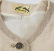 Tiroli szoknya, női felső, kabát, méret: 44-46