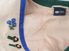 Tiroli szoknya és blézer, méret: 42-46