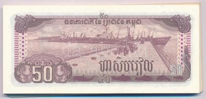 Kambodzsa 1992. 50R (38x) sorszámkövető sorozatokkal T:UNC-AU, sarokhajlás
Cambodia 1992. 50 Riels ...