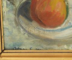 Vass Elemér (1887-1957): Napraforgós csendélet. Olaj, farost. Jelezve balra lent. Felületi sérülések...