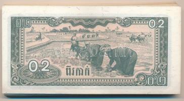 Kambodzsa 1979. 2k / 0,2R (72x) sorszámkövető sorozatokkal T:UNC-AU, sarokhajlás
Cambodia 1979. 2 K...