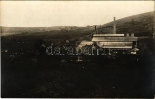 Ralja (Sopot), factory, K.u.K. soldiers in the foreground. photo