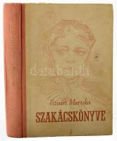 Vízvári Mariska szakácskönyve. Bp., 1957, Minerva. Kiadói félvászon kötés, kopott borítóval, kissé laza fűzéssel, néhány lapon bejelöléssel.