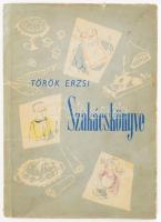 Török Erzsi szakácskönyve. Bp., 1959, Minerva. A borító Würtz Ádám munkája. Kiadói papírkötés, kissé foltos, kissé kopott borítóval.