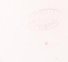 Olomuczan Blansko dísztál, jelzett, d: 23 cm