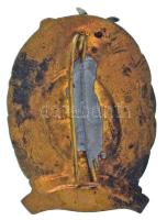 1949. "Diósgyőri Vasas Turista Szakosztály - Házi terepverseny 1949" zománcozott bronz jel...