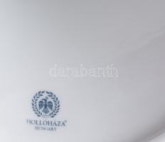 Hollóházi Erika mintás emeletes kínáló. Jelzéssel, hibátlan, d: 26 cm, m: 32 cm, fogója lejár /// &q...