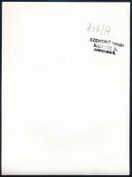 cca 1930-1940 Szendrő István (1908-2000): Budapest, Szent Jobb körmenet a Budai Várban, pecséttel je...