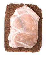 Nagy Sándor (1923-2017): Imádkozó. Faragott kő, fa talapzaton, jelzés nélkül, teljes m: 9 cm