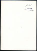 cca 1930-1940 Szendrő István (1908-2000): Budapest, Szent Jobb körmenet a Budai Várban, pecséttel je...