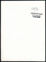 cca 1930-1940 Szendrő István (1908-2000): Budapest, mise a Szent István-szobornál a Budai Várban, Gy...
