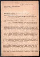 1957 Horváth Béla dachaui deportált rehabilitációs kérelme