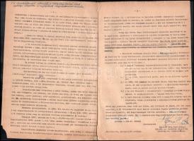 1957 Horváth Béla dachaui deportált rehabilitációs kérelme