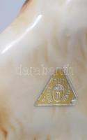 Royal Dux kutya figura, jelzett, 19x15 cm