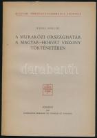 Kring Miklós: A Muraközi országhatár a magyar-horvát viszony történetében. Bp., 1942, Athenaeum. Kiadói papírkötés, jó állapotban.