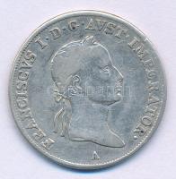 Ausztria 1832A 20kr Ag "I. Ferenc" T:VF jusztírozva Austria 1832A 20 Kreuzer Ag "Franz I" C:VF adjusted Krause KM#2147