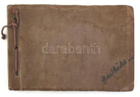 1914-1916, Rotenburg, Nürnberg és Karlsbad városokról készült 20 darab fotó, albumban elrendezve