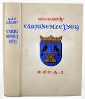 Kós Károly: Varju-nemzetség. Bp., 1937, Révai. Kiadói illusztrált egészvászon-kötés, ex libris-szel: Szücs, Pál (1906 - 1969): "Ex libris Dr. Stéger Béla No. 396", klisé, papír, jelzett a dúcon, 13x6 cm