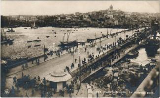 Constantinople, Istanbul; Le nouveau pont / new bridge (EK)