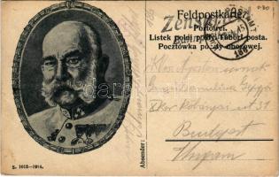 1915 Ferenc József - tábori posta / Franz Joseph. Feldpostkarte