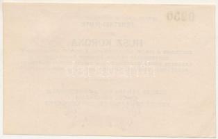 Zirc 1919. 20K "Zirczi Járási Takarékpénztár Pénztári-Jegye" "0250" sorszámmal T...