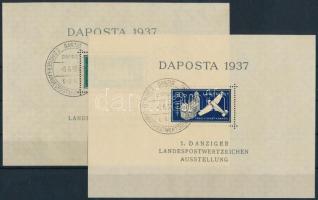 Danzig 1937 DAPOSTA blokkpár Mi 1-2 (Mi EUR 360.-)