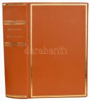 Cervantes Saavedra, Miguel de: Az elmés nemes Don Quijote de la Mancha. Helikon. Számozott, bőrkötés...