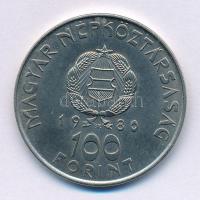 1980. 100Ft Ni "Szovjet-magyar közös űrrepülés" T:AU-XF, patina
Adamo EM61