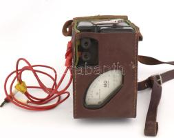 Lengyel ellenálás mérő készülék, bőr tokkal 12x16 cm