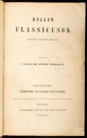 [Plutarkhosz]: Párhuzamos életrajzok Plutarchból. Hellenből ford. Székács József. Hellen Classicusok magyar fordításokban III. köt. Pest, 1847., Eggenberger J. és Fia. XIII+3+395 p. Átkötött félvászon-kötés, néhány foltos lappal.