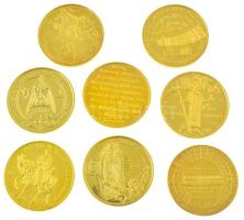 1996. "A Magyarság Őstörténete és Honfoglalása emlékére" aranyozott tombak emlékérem soroz...