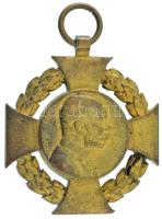 1908. "Katonai Jubileumi Kereszt" aranyozott bronz kitüntetés mellszalag nélkül T:VF Hungary 1908. "Diamond Jubilee Cross for the Armed Forces" gilt bronze decoration without ribbon C:VF NMK 269.