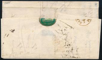 10kr on cover "KLAUSENBURG" - "HERMANNSTADT" 10kr levélen "KLAUSENBURG"...