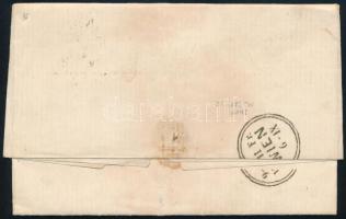 10kr with watermark on cover "PESTH" - Wien Vízjeles 10kr levélen "PESTH" - Wien
