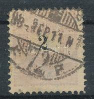 1889 2kr 11 1/2 fogazással (25.000)