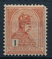 1904 Turul 1K (60.000) (sarokhiány / missing corner perf)