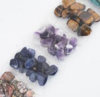 9 klf ásvány minta leírással, csomagolásban, 150g