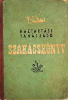 Horváth Ilona: Háztartási tanácsadó. Szakácskönyv. Bp., 1955, MNDSZ. Első kiadás. Kiadói félvászon-kötés, kissé viseltes, foltos borítóval, foltos lapokkal.