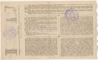 Csehszlovákia 1921. "Állami nyereménysorsjegy" 100K-ról T:F
Czechoslovakia 1921. "St...