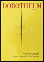 Dorotheum árverési katalógus, kortárs művészetek témában, 2013.