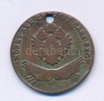 Lengyelország / Galícia és Lodoméria 1794. 1gr Cu (3,76g) T:F lyuk, patina
Poland / Galicia and Lod...