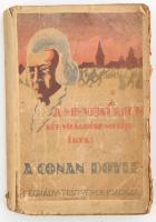 Arthur Conan Doyle: A menekültek. Két világrész meséje. Bp., én., Légrády. Pótolt papírkötés, az eredeti borító felhasználásával, kopott borítóval, sérült gerinccel, foltos lapokkal.