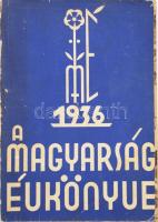 1936 A Magyarság Évkönyve, sérült papírborító, 240p