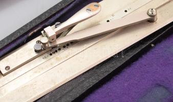 cca 1940, 2 darab térképészeti műszer, tokban, jó darabokkal